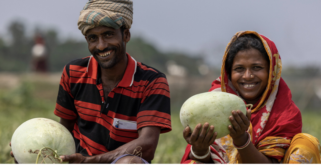 Coastal farmers in Bangladesh